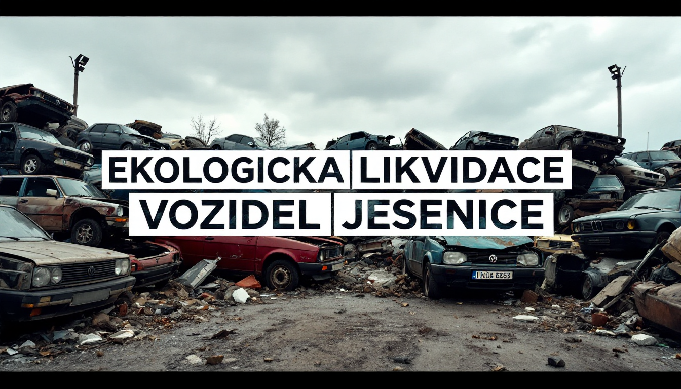 Ekologická likvidace vozidel Jesenice